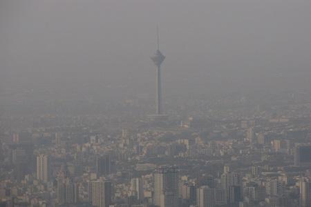 هوای بیشتر مناطق پایتخت برای گروه های حساس ناسالم است هوای بیشتر مناطق پایتخت برای گروه های حساس ناسالم است