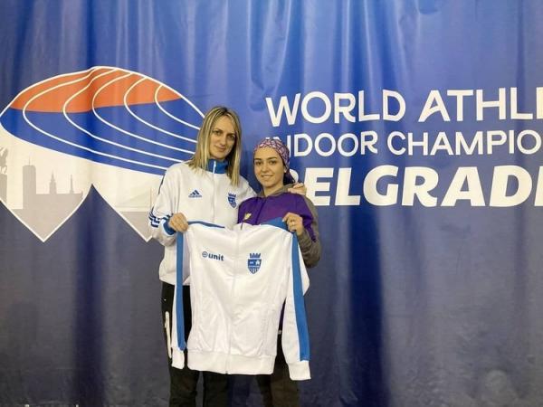 (عکس) دونده زن ایرانی در تیم صربستانی