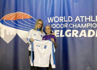 (عکس) دونده زن ایرانی در تیم صربستانی