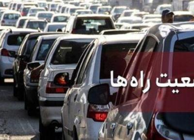 ترافیک در آزادراه کرج ، تهران نیمه سنگین است